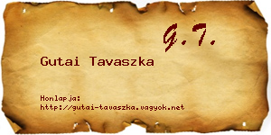 Gutai Tavaszka névjegykártya